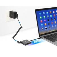 Manhattan Docking Station 3 en 1 USB-C a HDMI, USB-A y PD