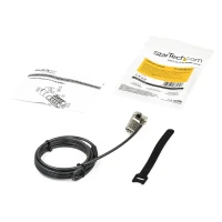 StarTech.com LTLOCKNBL cable antirrobo Negro, Plata 2.043 m