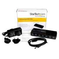 StarTech.com Concentrador USB 3.0 de 7 Puertos - Hub de Escritorio