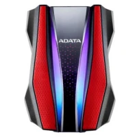 Disco duro Adata HD770G Externo 2 TB RGB USB 3.2 Color Rojo