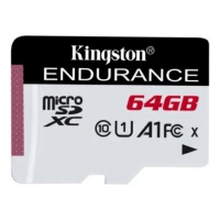 Tarjeta MicroSD Kingston High-Endurance 64 GB 95R/45W C10 A1 UHS-I