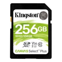 Tarjeta MicroSD Kingston Canvas Select Plus 256 GB 100R A1 C10 Card C/Adaptador