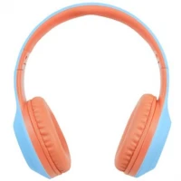 Audífonos Perfect Choice On-Ear Inalámbricos Bluetooth Color Azul-Coral