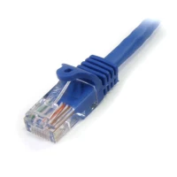 StarTech.com Cable de 5m de red Ethernet Cat5e RJ45 sin traba snagless - Azul