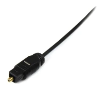 StarTech.com Cable 4.5m TosLink de Audio Digital Óptico SPDIF Delgado - Negro