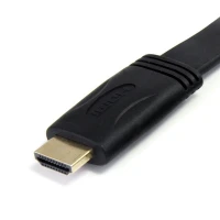 StarTech.com Cable HDMI de alta velocidad con Ethernet 3m Plano -2x HDMI Macho - Ultra HD 4k x 2k - Negro