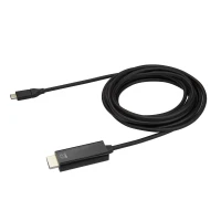 StarTech.com Cable de 3m USB C a HDMI - Cable Adaptador de Video USB Tipo C a HDMI 2.0 4K de 60Hz - Compatible con Thunderbolt 3 - Laptop a Monitor HDMI - Modo Alt DP 1.2 HBR2 - Negro