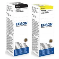 Tinta Epson 2Pack Color Negro/Amarillo