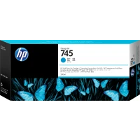 HP Cartucho de tinta DesignJet 745 de 300 ml cian