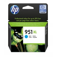 HP Cartucho original de tinta cian de alto rendimiento 951XL