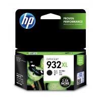 HP Cartucho original de tinta negra de alto rendimiento 932XL