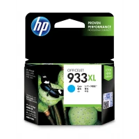 HP Cartucho original de tinta cian de alto rendimiento 933XL