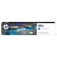 HP Cartucho original PageWide 981A cian