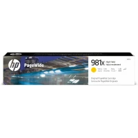 HP Cartucho original PageWide 981X de alta capacidad amarillo