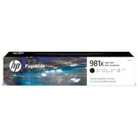 HP Cartucho original PageWide 981X de alta capacidad negro