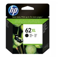 HP Cartucho original de tinta de alta capacidad 62XL negro