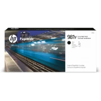 HP Cartucho original PageWide 981Y de extra alta capacidad negro