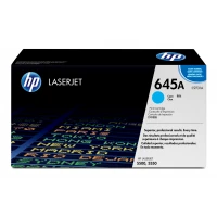 HP Cartucho original de tóner cian 645A LaserJet