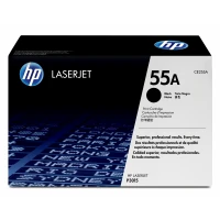 HP Cartucho original de tóner negro 55A LaserJet