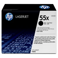 HP Cartucho original de tóner negro de alto rendimiento 55X LaserJet