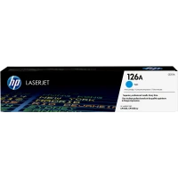 HP Cartucho original de tóner cian 126A LaserJet