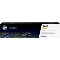 HP Cartucho original de tóner amarillo 126A LaserJet