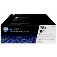 HP Paquete de 2 cartuchos originales de tóner negro 78A LaserJet