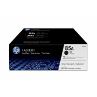 HP Paquete de 2 cartuchos originales de tóner negro 85A LaserJet