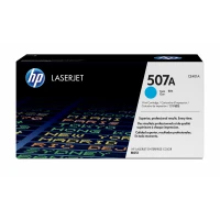 HP Cartucho original de tóner cian 507A LaserJet