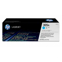 HP Cartucho original de tóner cian 305A LaserJet