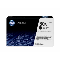 HP Cartucho original de tóner negro 80A LaserJet