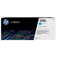 HP Cartucho de tóner original LaserJet 508X de alta capacidad cian