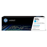 HP Cartucho de tóner original LaserJet 202X de alta capacidad cian