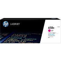 HP Cartucho de tóner original LaserJet 658X de alto rendimiento, magenta