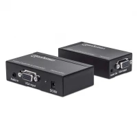 Manhattan 177344 extensor de audio/video Transmisor AV Negro