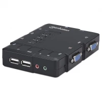 Manhattan 151269 interruptor KVM Negro