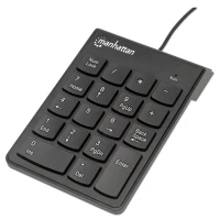 Manhattan 176354 teclado numérico Universal USB Negro