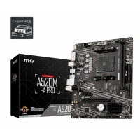 MSI A520M-A PRO placa base AMD A520 Enchufe AM4 Micro ATX