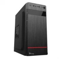 Gabinete Stylos Micro ATX Modelo 2 Fuente de Poder 500W Color Negro