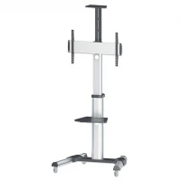 Manhattan 461245 soporte para pantalla plana 177.8 cm (70") Negro, Plata