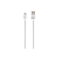 Cable Grixx Lightning A USB A 3M Blanco Carga y Sincronización con Licencia Apple