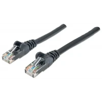 Intellinet 2m Cat6 cable de red Negro U/UTP (UTP)