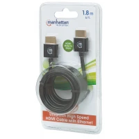 Manhattan 394369 cable HDMI 1.8 m HDMI Tipo A (Estándar) Negro