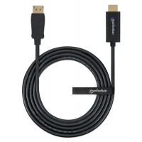 Manhattan 152679 adaptador de cable de vídeo 1.8 m DisplayPort HDMI Negro