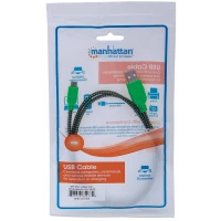 Manhattan 352772 cable USB 1 m USB 2.0 USB A Micro-USB B Negro