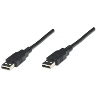 Manhattan 306089 cable USB 1.8 m USB 2.0 USB A Negro