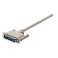 Manhattan Null Modem cable serial 1.8 m DB-9 DB-25