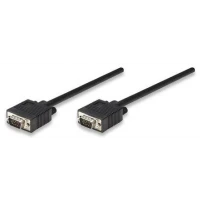 Manhattan 11m HD15 Cable cable VGA VGA (D-Sub) Negro