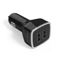 CARGADOR VORAGO AUTO AU-103 2 PUERTOS USB NEGRO BLI