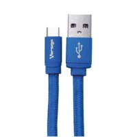 Cable Vorago Cab-123 Usb-Tipo C  1 Metro Carga Rapida Azul